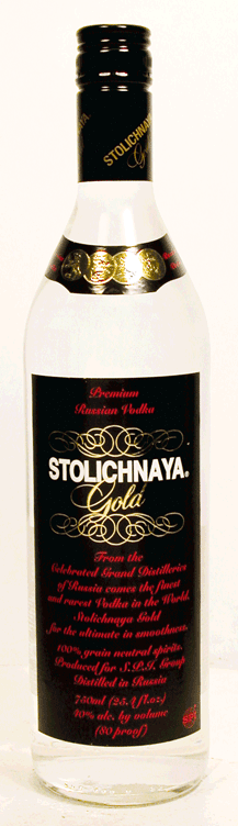 Stolichnaya Gold Vodka